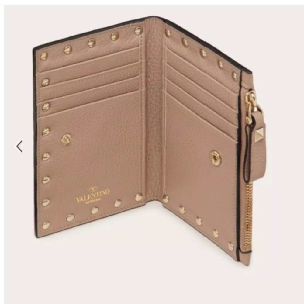 Valentino Garavani Rockstud coin purse and cardholder
